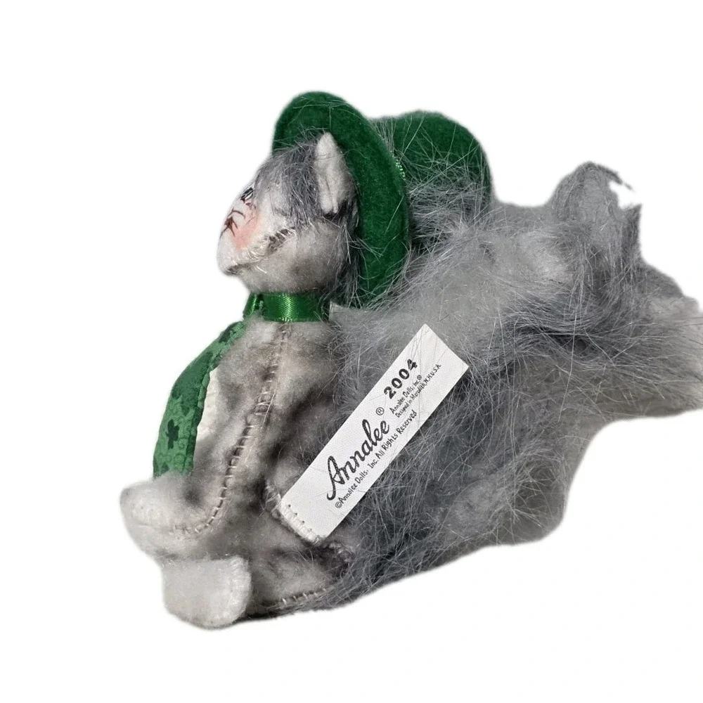 Annalee Irish Cat 2004 Doll Decor Fabric Figurine 4.5